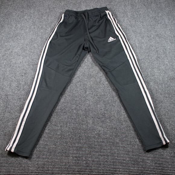 Adidas Track Pants Mens Small Black Tiro 3-Stripes Tapered - Picture 2 of 10